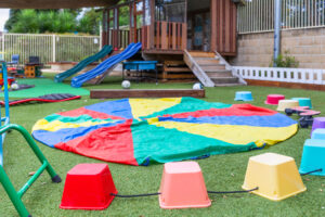 Milestones Blaxland | Early Education & Child Care in Blaxland | Outdoor area of Milestones Blaxland childcare centre