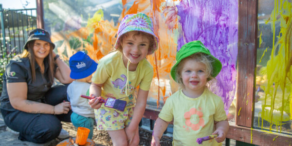 Milestones Warners Bay | Early Education & Child Care in Warners Bay | Children enjoy messy play